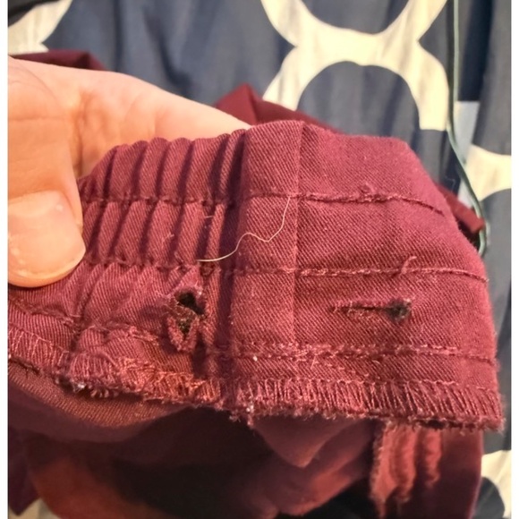 Figs medium burgundy Yola pants - Picture 2 of 2